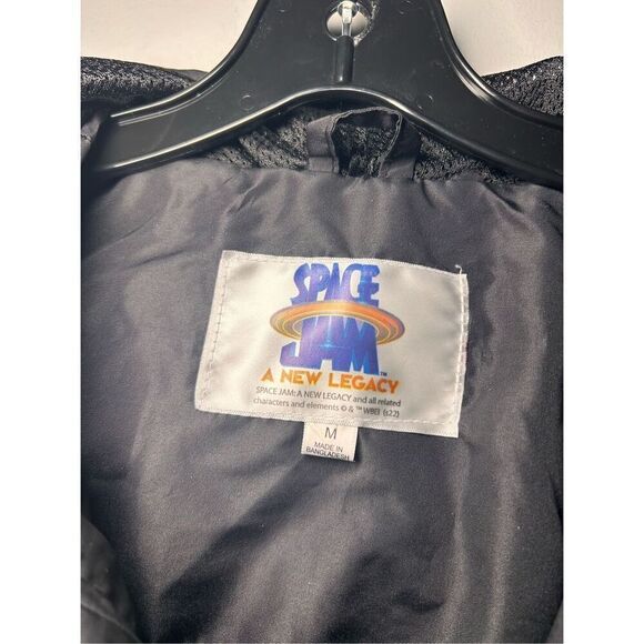 Members Only Vintage Space Jam hooded jacket size medium C7-18 - Picture 3 of 3